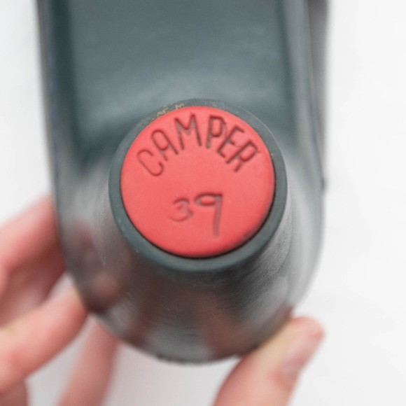 Camper Peu Nara Blue Leather Mary Jane Strap Heels Size 39 US 8.5 - Picture 8 of 8